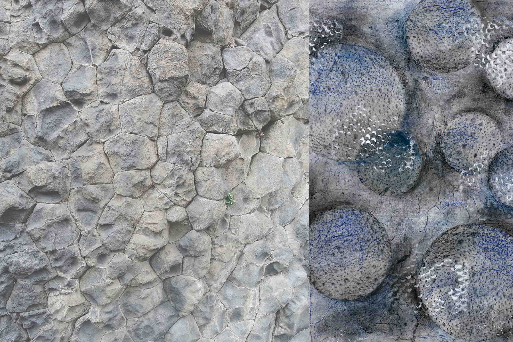 Handgknotted Rug with round graphic elements, © Eva Kemmler Textildesign