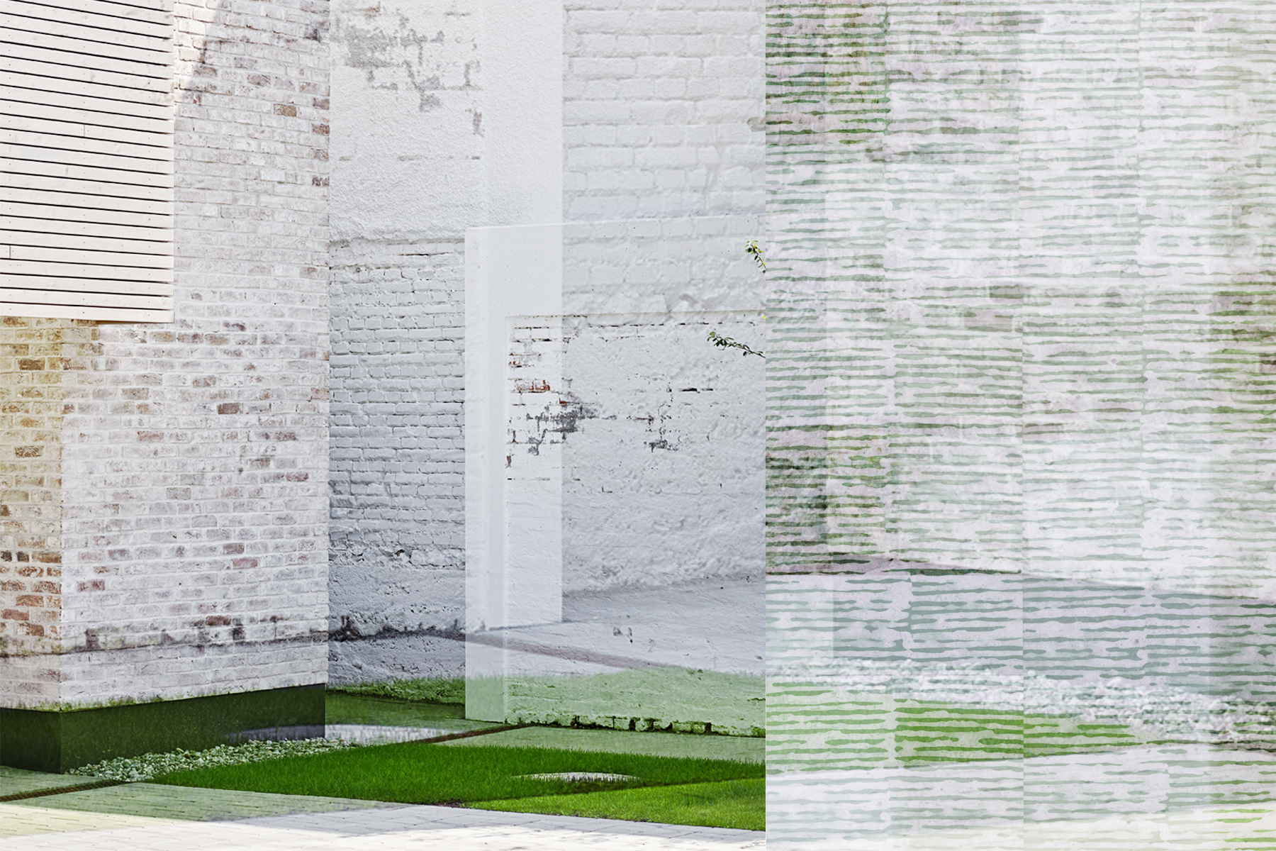 Maschinenwebteppich, minimalistische Streifenoptik, © Eva Kemmler Textildesign